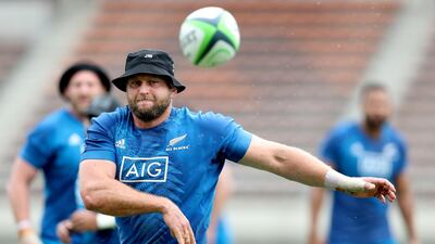 New Zealand's Joe Moodyduring training on Wednesday. Getty