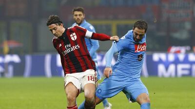 AC Milan captain Riccardo Montolivo, left, says his squad are ready and have been impressed with the local support so far. Gonzalo Arroyo Moreno / Getty Images