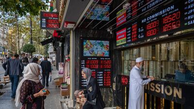 A currency exchange bureau in Istanbul, Turkey. The lira is among this year’s worst performers in emerging markets. Bloomberg