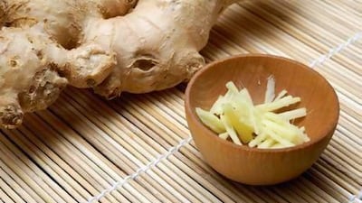 Ginger can help reduce nausea. Courtesy iStockphoto