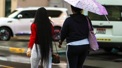 Showers are forecast, mainly in Abu Dhabi emirate. Victor Besa / The National