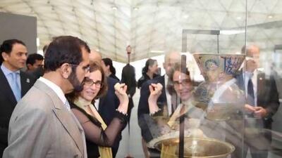 Sheikh Mohammed bin Rashid tours Louvre Museum in Paris and envisages keen interest in the Islamic art pavilion. Wam