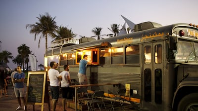 The Yumtingz food truck at the Food Truck Jam at Dubai Creek Gold and Yacht Club. Anna Nielsen for The National