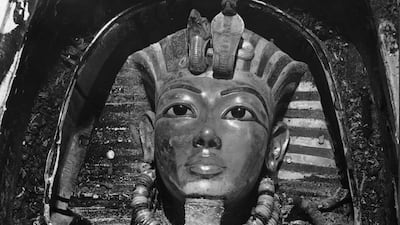 A treasure trove of photographs, drawings and notes charting the unwrapping of the mummified pharaoh Tutankhamen have been released to the public. Photo: Griffiths Institute