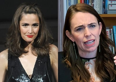 Rose Byrne, left, is set to portray New Zealand Prime Minister in 'They Are Us', a film about the response to the Christchurch mosque attacks. Reuters