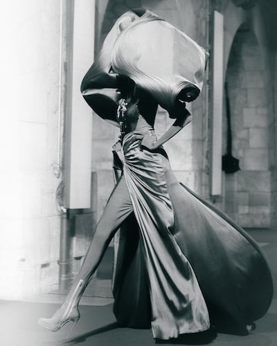 As a designer, Gaurav Gupta is non-conformist, working mostly with structured draping on a mannequin creating clothes of extraordinary sculptural shapes and lightness that in some designs appear to defy gravity. Photo: Gaurav Gupta