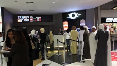 What should be expected of other cinemagoers when the film starts? Ravindranath K / The National