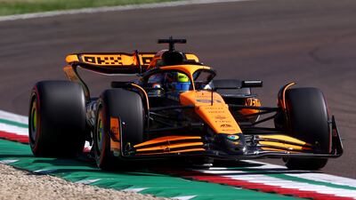 McLaren's Oscar Piastri during qualifying. Getty Images