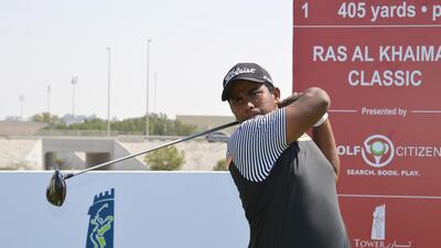 Dubai golfer Rayhan Thomas won a play-off to claim the Dubai Creek Open on September 7, 2016 to become the first amateur winner on the Mena Golf Our. Courtesy / Mena Golf Tour