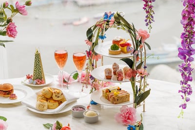 Afternoon tea is served in Ting. Photo: Shangri-La The Shard