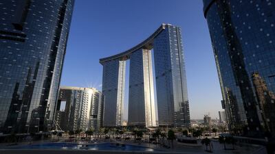 Shams Reem Island apartments: Q3 up 5%. 1BR - Dh100-120,000. 2BR - Dh135-175,000. 3BR - Dh185-210,000. Q3 2013-Q3 2014 up 9%. Ravindranath K / The National