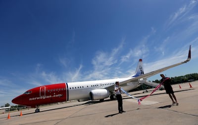 A Norwegian Air Boeing 737-800. Reuters