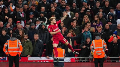 Harvey Elliott - 7. The 19-year-old joined the action in the 66th minute at Clark’s expense. He was the brightest of the substitutes and could have scored in normal time. Instead he slotted home the winning penalty. AP Photo