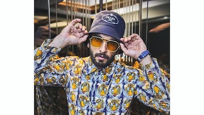 This coordinating shirt and trousers, from February 6, 2019, certainly roar. Instagram / Ranveer Singh