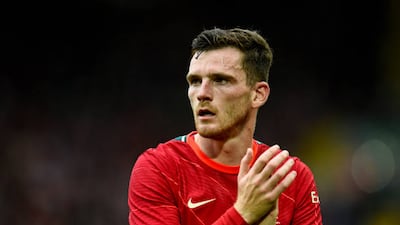 Andy Robertson has signed a new deal with Liverpool. Getty