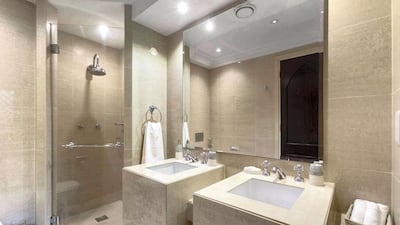 This two-bedroom unit in Tajer Residences, Old Town, in Downtown Dubai, is on the market for Dh150,000. Courtesy LuxuryProperty.com