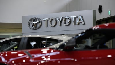 A Toyota showroom in Japan. The car maker says customers who registered their details on the Toyota Connect app had been affected. Bloomberg