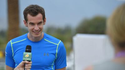 Andy Murray is competing at Indian Wells and is through to the third round. Mark J Terrill / AP Photo