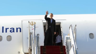 Iranian President Masoud Pezeshkian leaves Tehran for the United Nations General Assembly in New York. Reuters