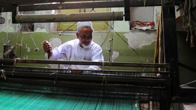 Textiles and clothes are among the major exports of goods and services to the EU from India. Sanjay Kanojia / AFP