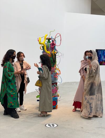 Visitors at The Secrets of Alidades in Jeddah. Mariam Nihal