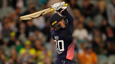 Jason Roy scored his fourth one-day international hundred at Melbourne on Sunday. Scott Barbour / Getty Images