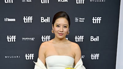 Christine Ko attends 'The Handmaid's Tale' premiere at Tiff Bell Lightbox. Getty Images / AFP