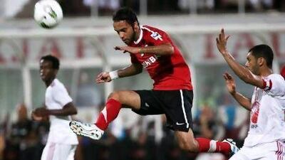 Sharjah could not stop Al Ahli from winning last night.