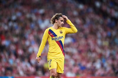 Antoine Griezmann made his La Liga debut for Barcelona on Friday night against Athletic Bilbao. Juan Manuel Serrano Arce / Getty Images