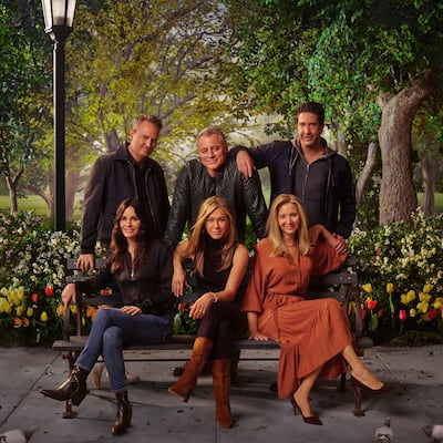 Rachel, Monica, Phoebe, Chandler, Joey and Ross were reunited on TV special ‘Friends: The Reunion’. Photo: OSN