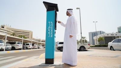Mawaqif is a word that elicits respect, with the corresponding app used for parking spaces and resident-permit services in Abu Dhabi. Photo: ITC