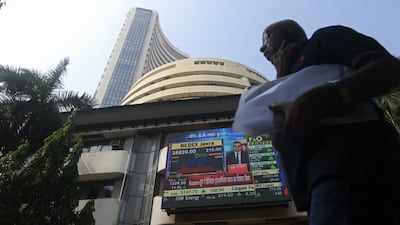 The Bombay Stock Exchange building in Mumbai. India’s stock market value reached more than $4 trillion last week for the first time, marking a key milestone for the world’s fifth-biggest equity market. Bloomberg