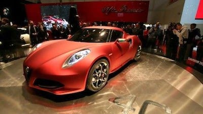 The Alfa Romeo 4C will be built by Maserati. Chris Ratcliffe / Bloomberg