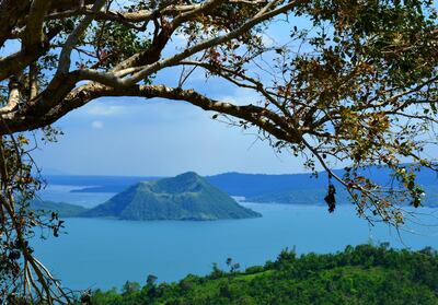 Taal Volcano in the Philippines is one of 40 active volcanoes on Earth. Courtesy Ronan O’Connell