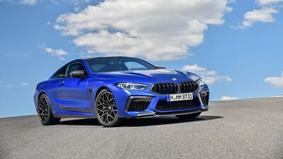 The low-slung 4.4-litre twin-turbo V8 thumps out a towering 625 horsepower and 750Nm. Courtesy BMW