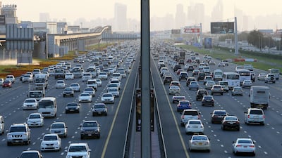 The UAE is pressing ahead with road-building projects to meet the needs of a growing population. Pawan Singh / The National