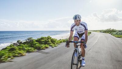 A diabetic teammate persuaded Kevin De Mesmaeker that he could overcome the condition and lead a normal life. Courtesy Team Novo Nordisk