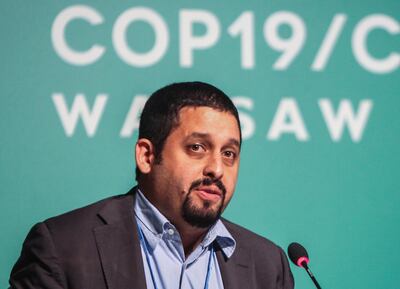 Director of Climate Action Network International Wael Hmaidan Speaks at a Press Conference During the UN Climate Change Conference 2013 Cop19. Epa//Shutterstock