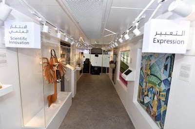 Inside the exhibition which will tour Sharjah throughout this year