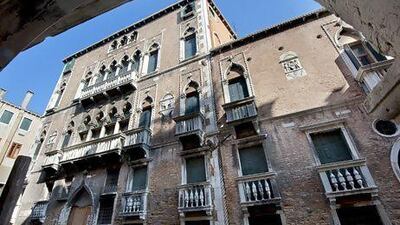 The 15th-century Gothic Palazzo Molin del Cuoridoro in Venice, Italy, has been converted into 18 apartments. Vartivar Jaklian / Venice Sotheby's Realty