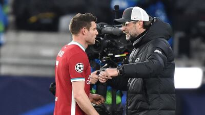 James Milner 5 - Given the last eight minutes when Wijnaldum was replaced and did what was asked of him. The 35-year-old took the armband and oversaw the closing minutes. AFP