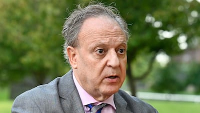 Bishara Bahbah says he has renamed Arab Americans for Trump to Arab Americans for Peace. AP