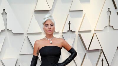 Lady Gaga in Alexander McQueen. Photo: Reuters