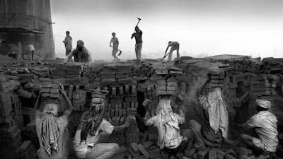 'Stratum'. Kristine says: "Entire families are in bonded labour slavery. Often, families get a loan for an emergency or to pay a broker a fee for getting hired on a new job. Slaveholders, the only people near with any money to lend, trick the borrowers into slavery through illegal, exorbitant interest rates that are impossible to repay. Children inherit the bogus debt from their parents. Generations of families have been enslaved for a loan of just $18."