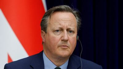 Lord Cameron plans to work with Saudi Arabia and other allies to calm regional tensions. Reuters