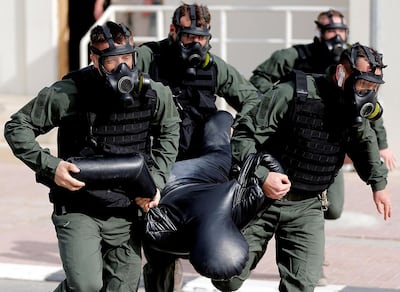 The Russian competitors bring skills mastered in real-life scenarios to the hard-fought competition. Satish Kumar/ For the National