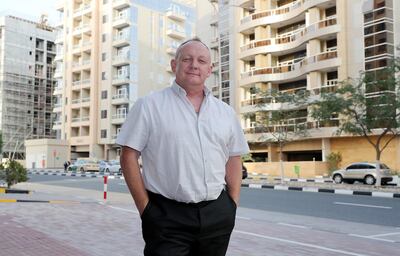 While airline maintenance manager Deno Chapman, who lives in Dubai Silicon Oasis, is happy to discuss money with his spouse and three adult children, he is reticent to discuss the subject with friends or family at home in the UK. Pawan Singh / The National