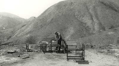 Mark Ruwedel, 'La Tuna Canyon Fire/Beekeeper', 2017. From the series 'LA Fires', 2017 -2020. Photo: Mark Ruwedel / Prix Pictet