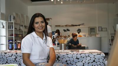 Elhame Bourani has bigger ambitions for her project and envisages a centre that will branch out into science activities as well as arts and crafts. Ravindranath K / The National