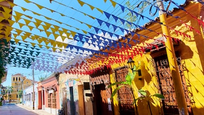 The Getsemani neighbourhood in Cartagena, Colombia's fifth-largest city and a Unesco World Heritage site. Getty Images